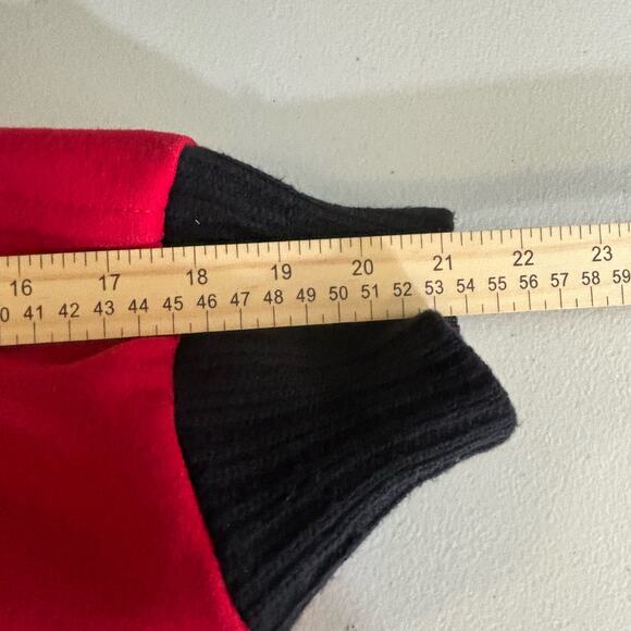 International Scene Women's Size 9/10 Red Vintage Wool Winter MaxiCoat Peacoat - Picture 14 of 16